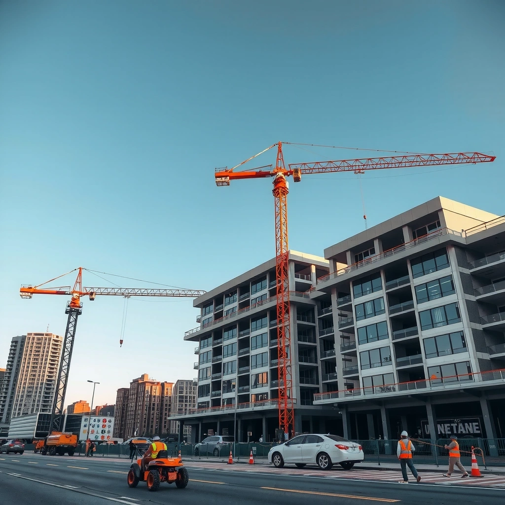 Construction portfolio background